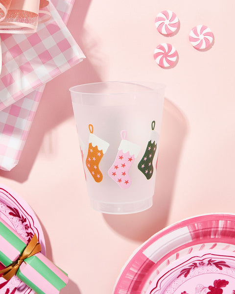 christmas stockings frost flex cups