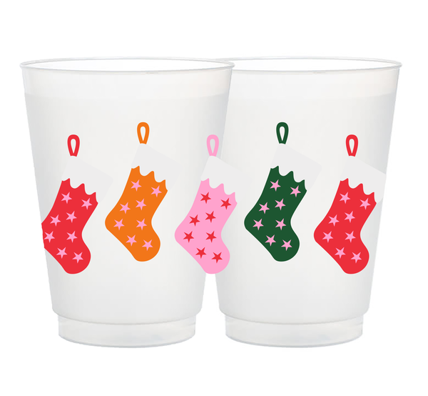 christmas stockings frost flex cups