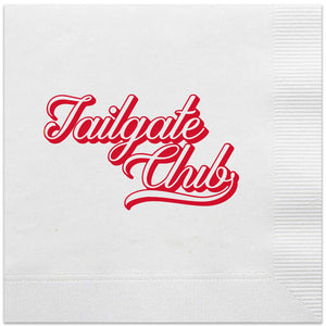 tailgate club red napkins