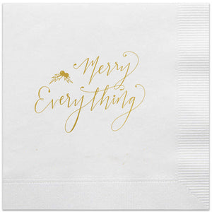 merry everything napkins