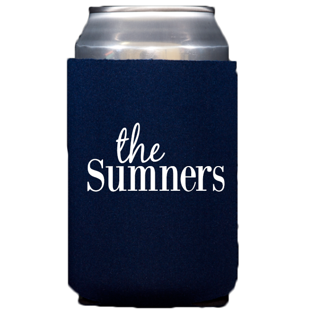 Last Name Koozie – Hello Harper