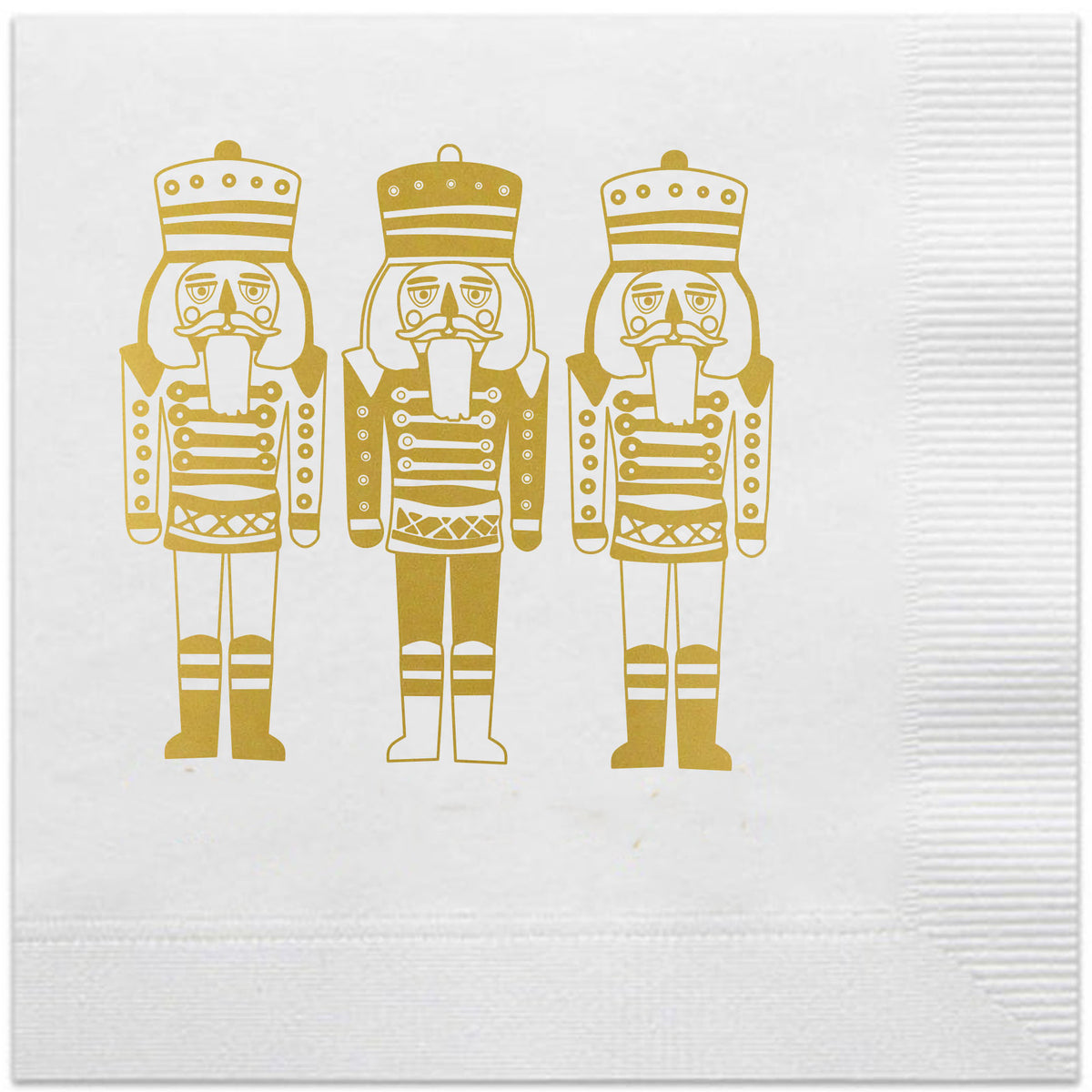 Nutcracker Napkins Gold Hello Harper
