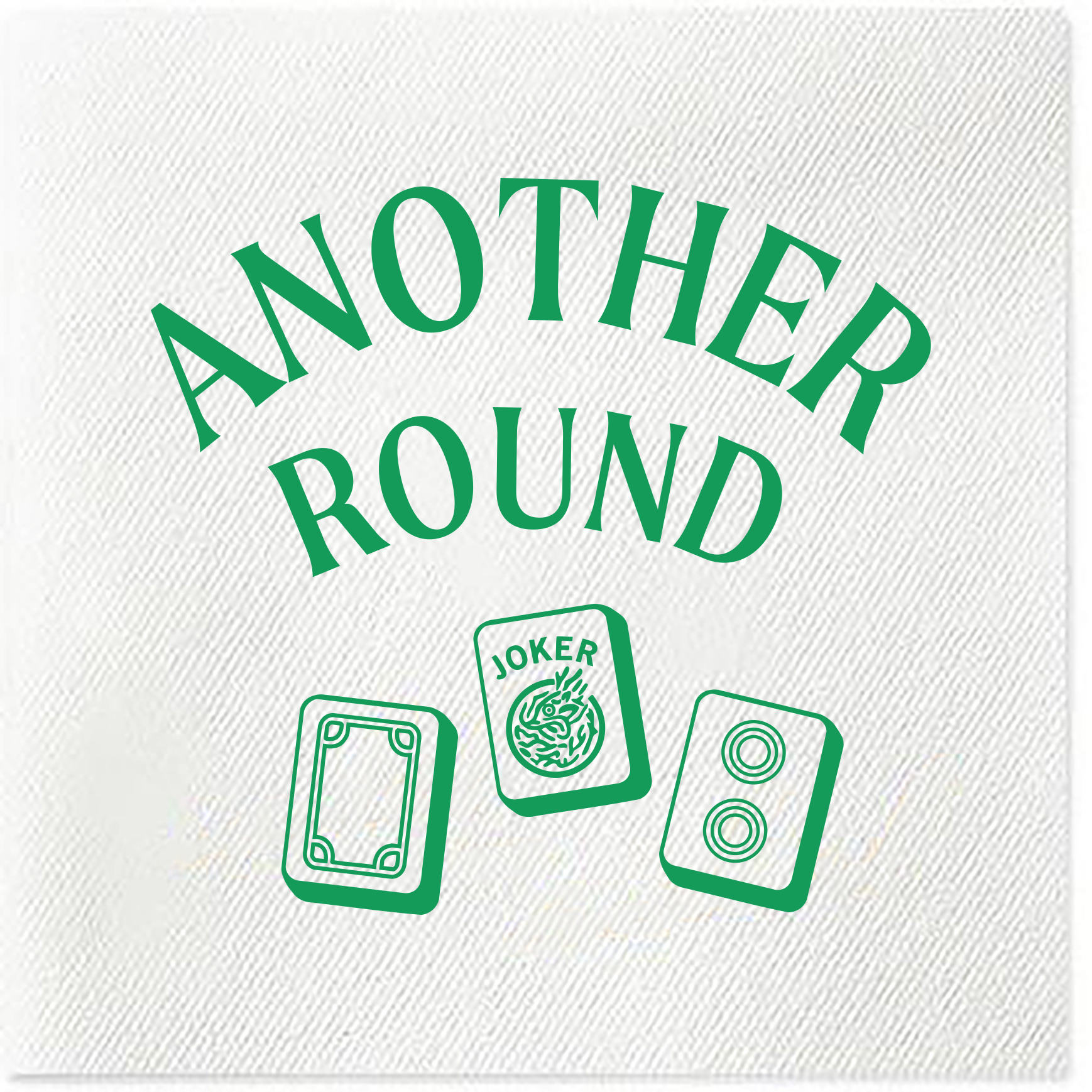 Another Round Mahjong Napkins