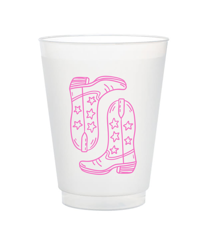 pink boots cups