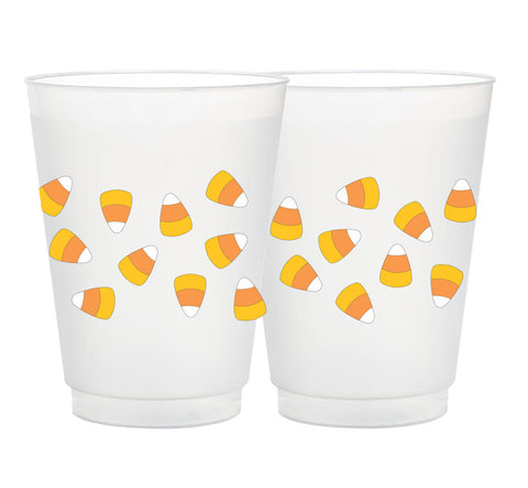 Full Color Candy Corn Frost Flex Cups