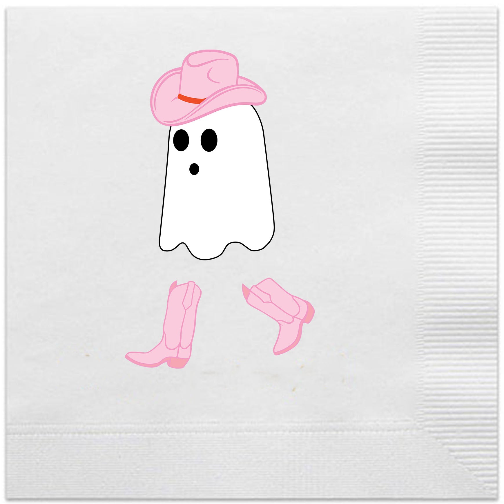 ghost cowgirl napkins