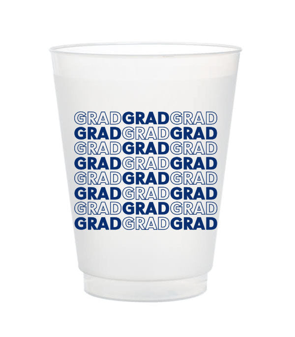 GRAD GRAD GRAD SHATTERPROOF CUPS