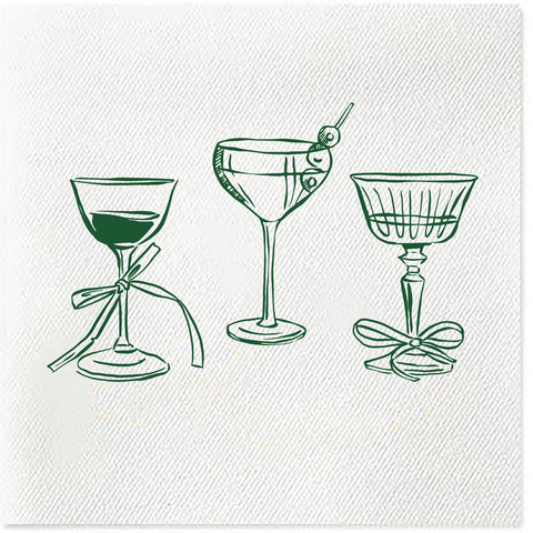 Festive Cocktails Napkins