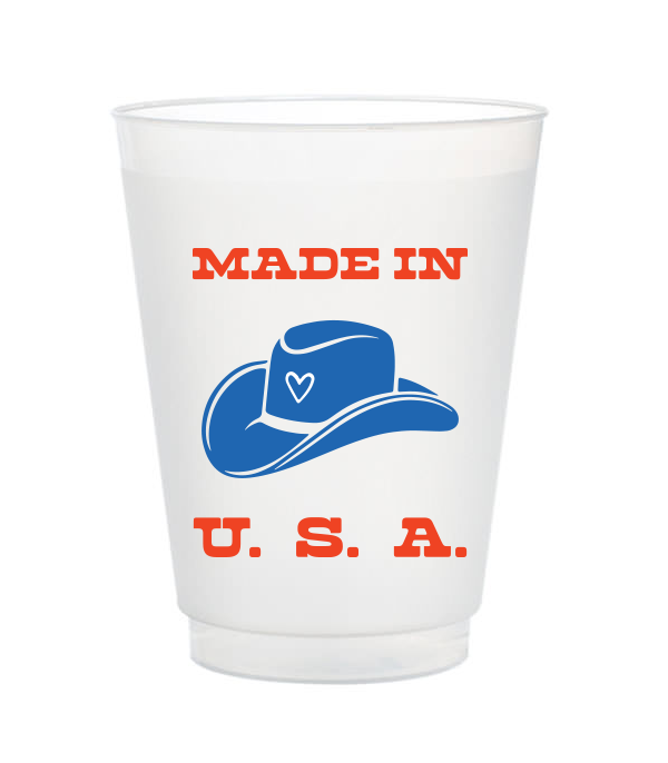 made in USA cups