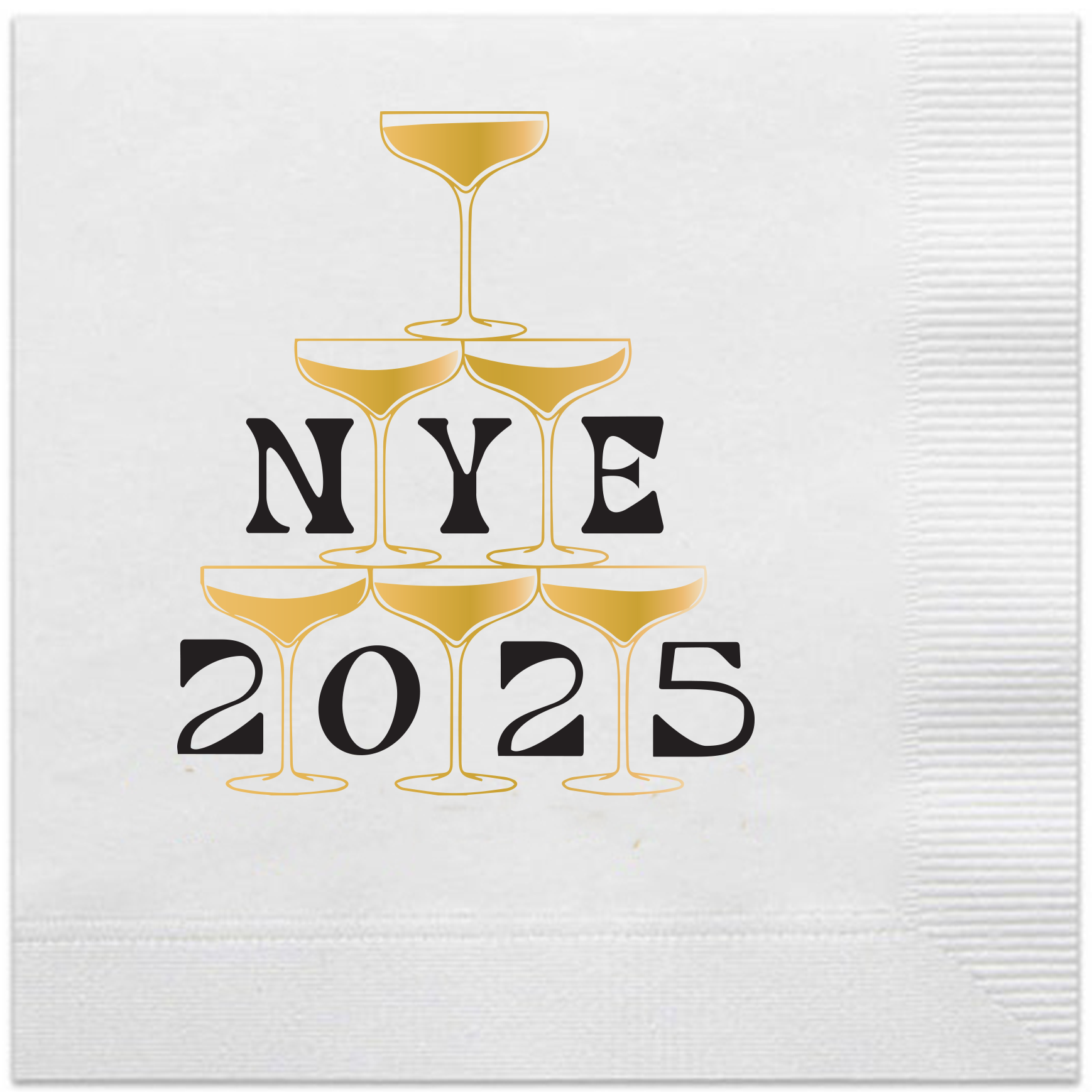 NYE 2025 napkins