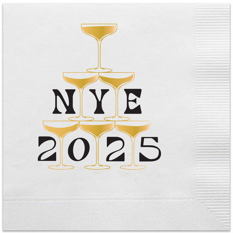 NYE 2025 napkins