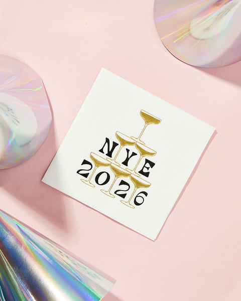 NYE 2026 new years napkins