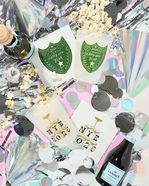 New Year 2026 cups and napkins