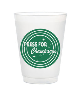 press for champagne frost flex cups