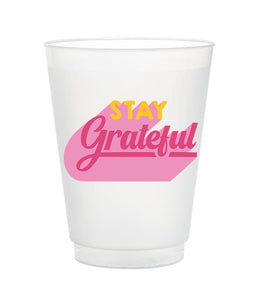 stay grateful thanksgiving cups