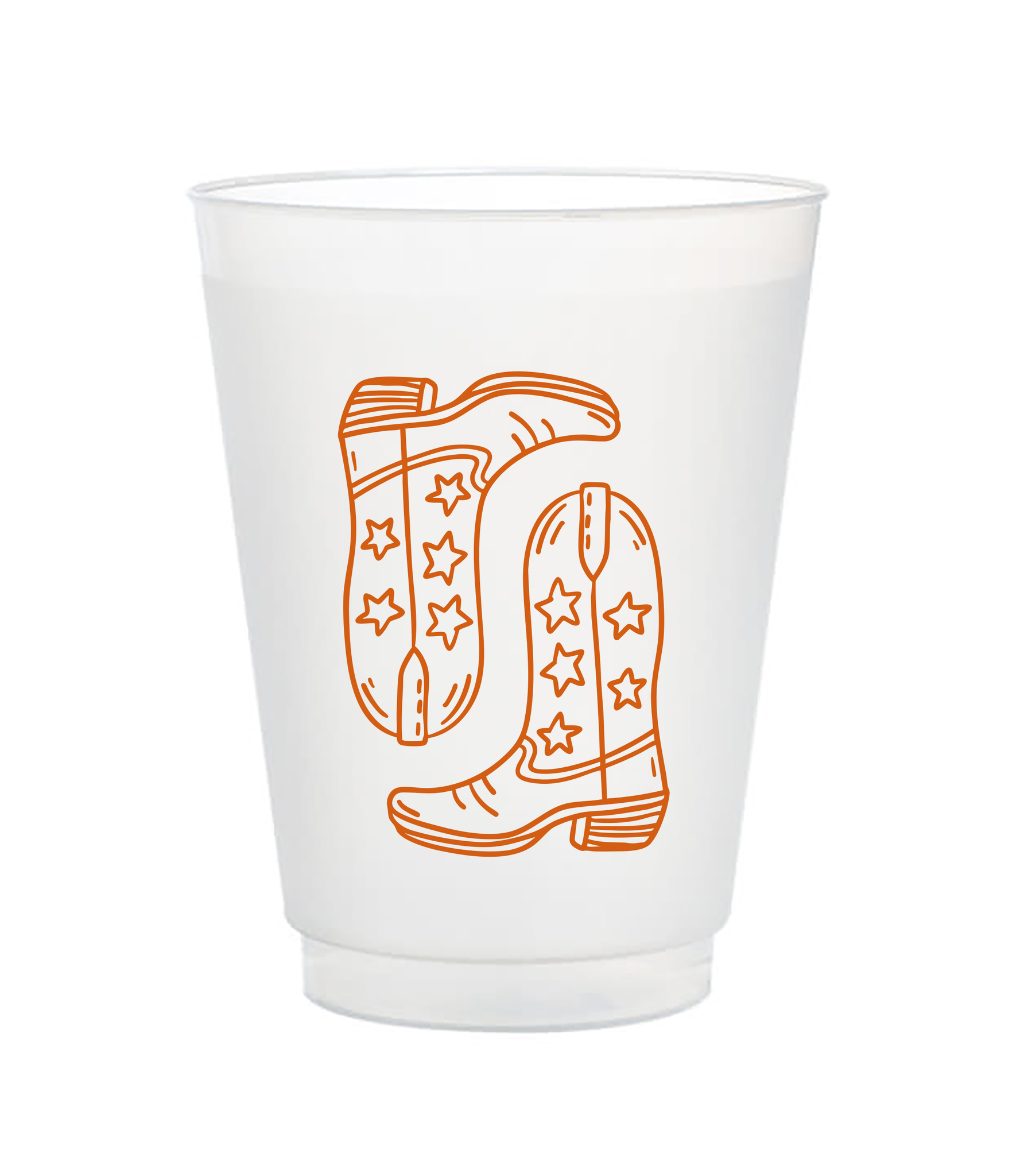 UT boots tailgate cups