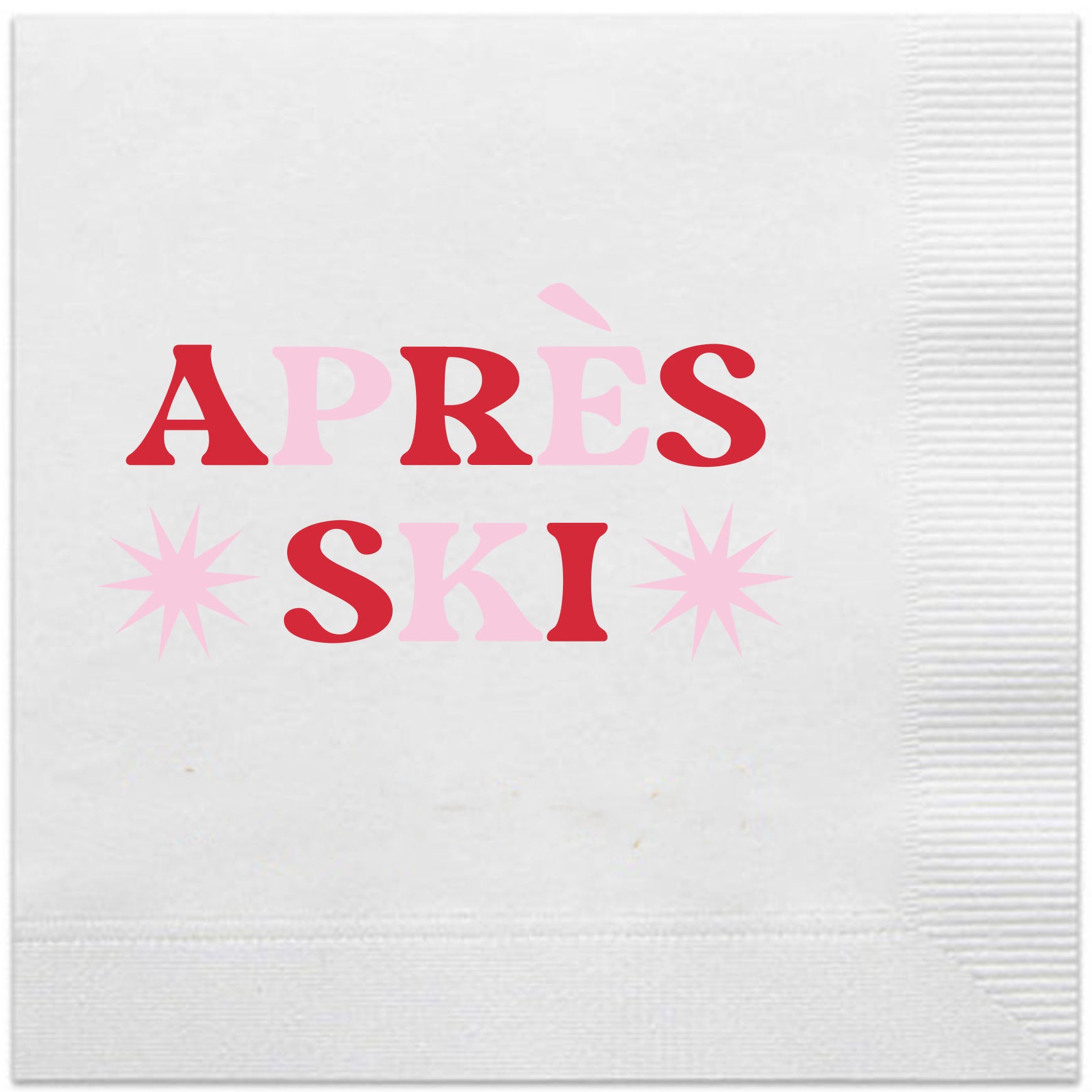 apres ski napkins