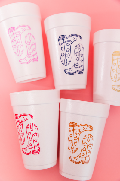 boots styrofoam cups