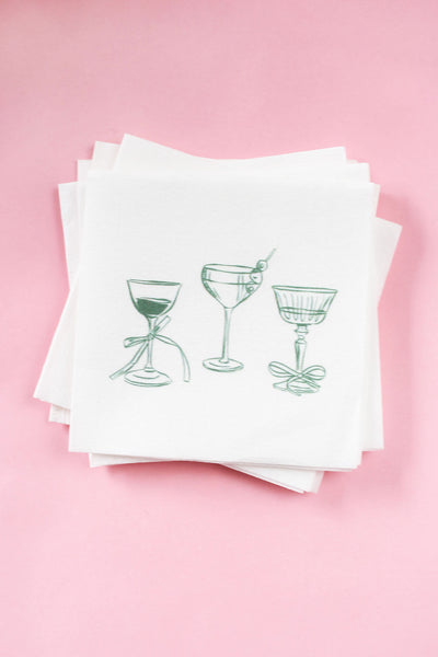 festive cocktail napkins