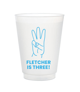 Toddler Birthday Hands Frost Flex Cups