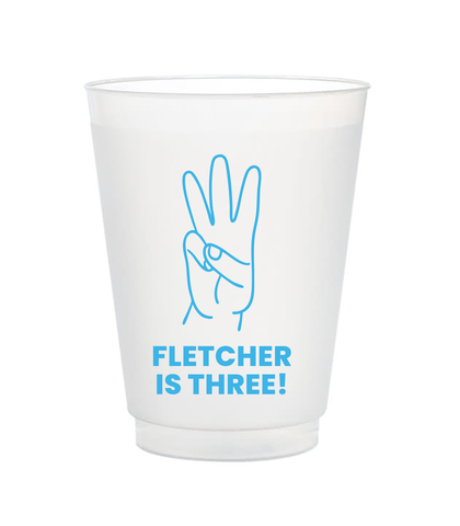 Toddler Birthday Hands Frost Flex Cups
