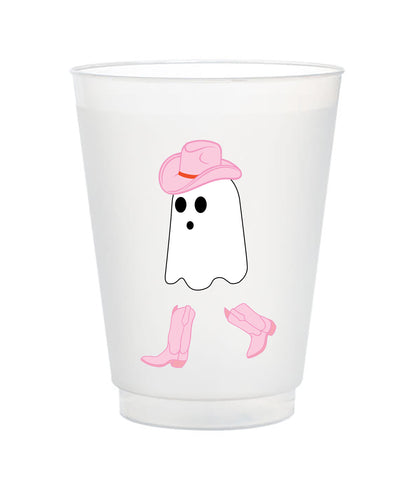 cowboy ghost halloween cups