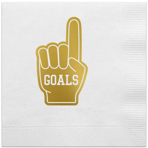 goals tailgate napkins