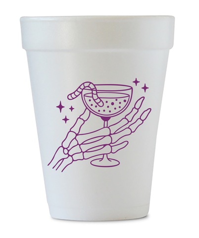 halloween cocktail styrofoam cups