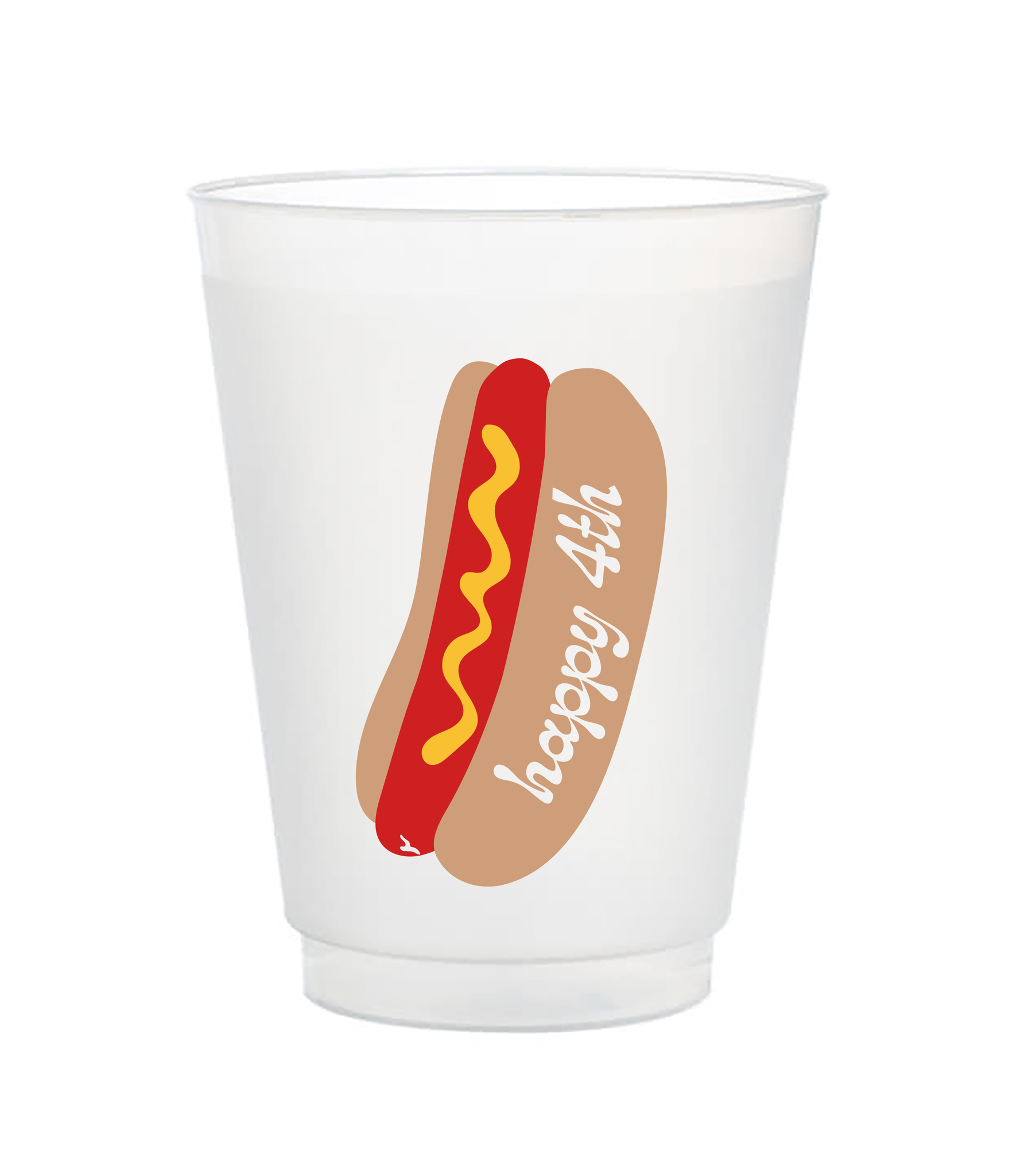 Hot Dog 4th of July Frost Flex Cups
