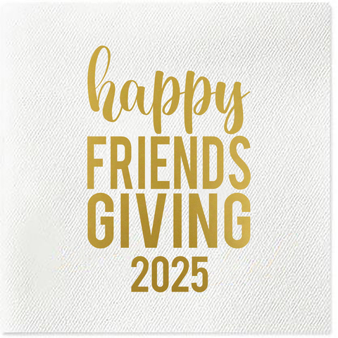 happy friendsgiving 2025 napkins