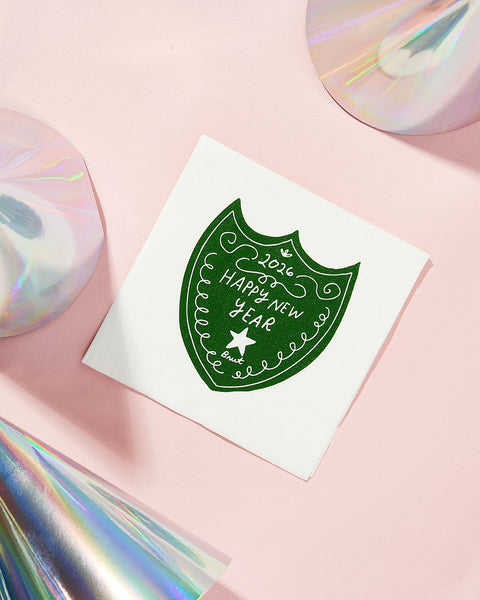 happy new year 2026 napkins
