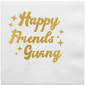 happy friendsgiving napkins