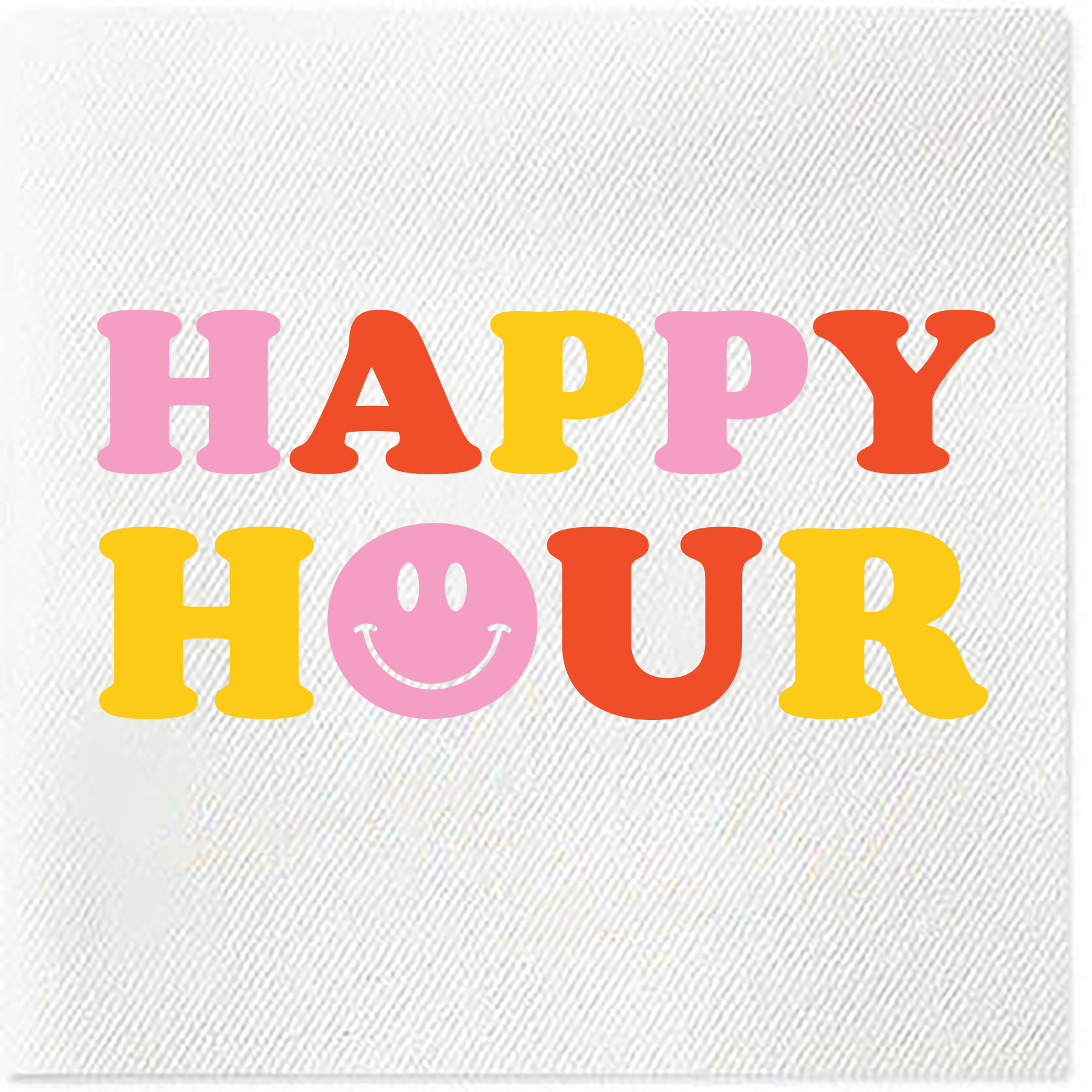 happy hour napkins