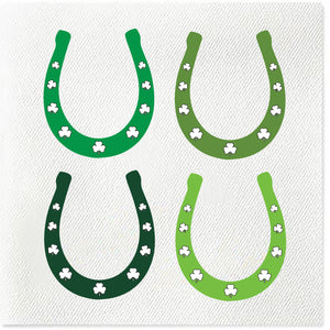 lucky horseshoe napkins