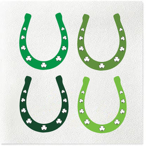lucky horseshoe napkins