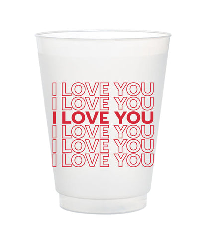 i love you cups