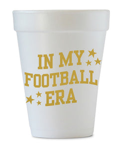 In My Football Era Styrofoam Cups - Gold