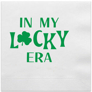in my lucky era napkins