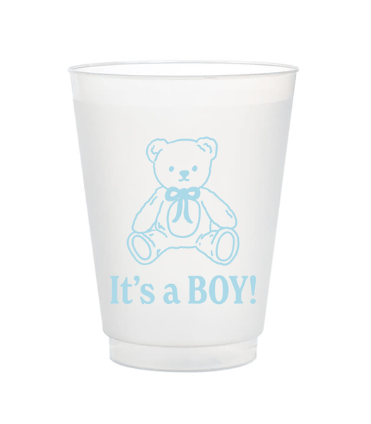 it's a boy cups