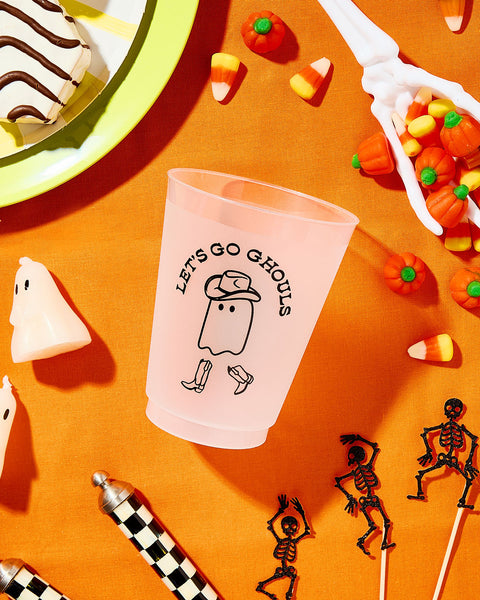 let's go ghouls plastic halloween cups