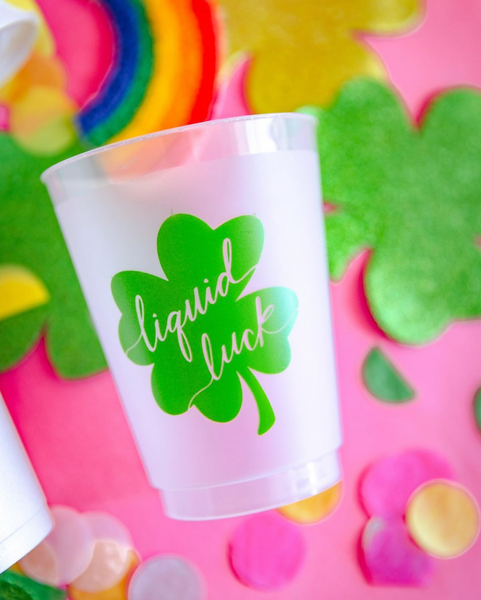 liquid luck plastic cups