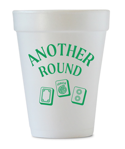 mahjong styrofoam cups