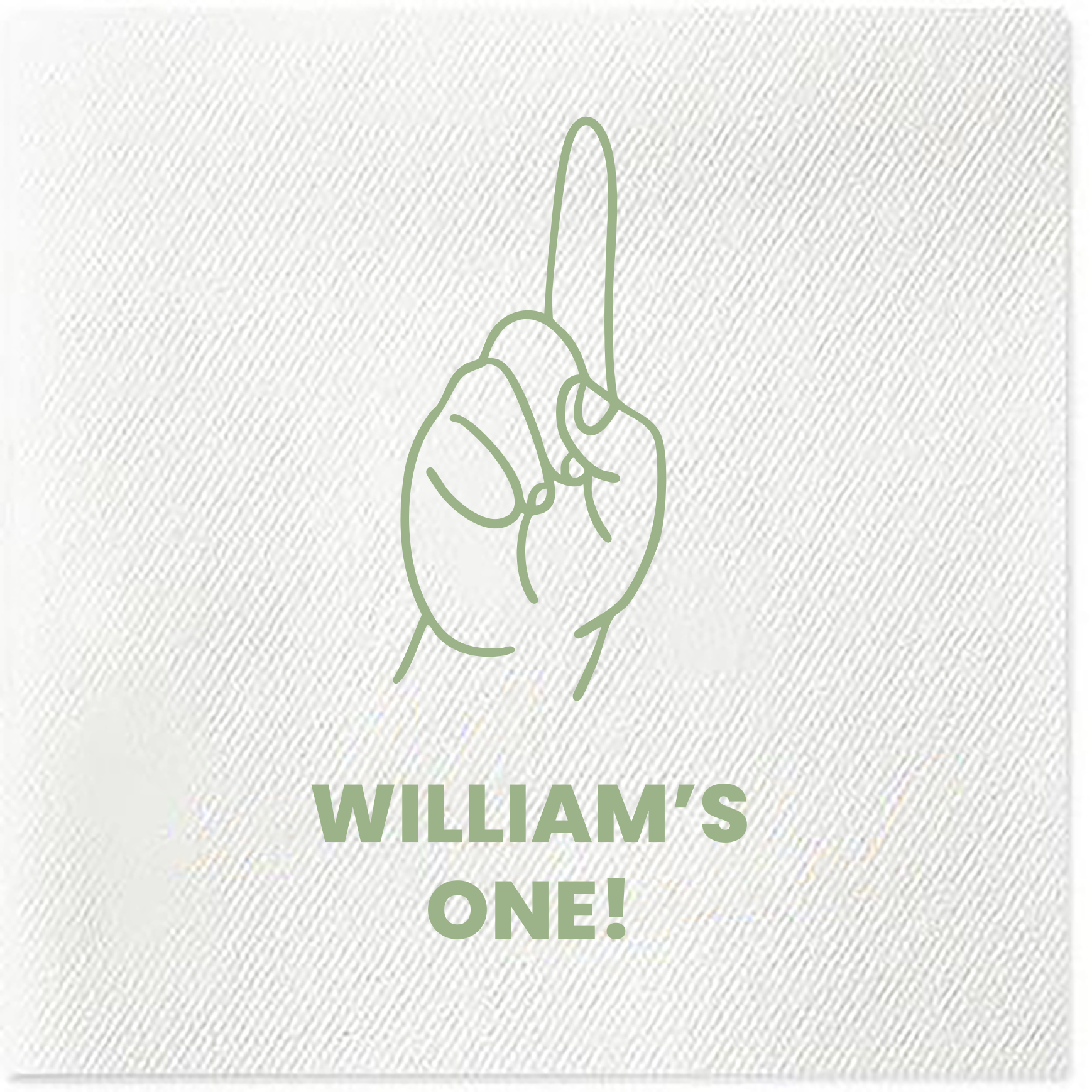 1st birthday napkins