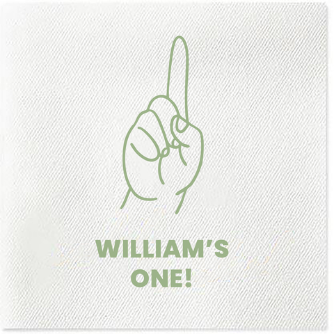 1st birthday napkins