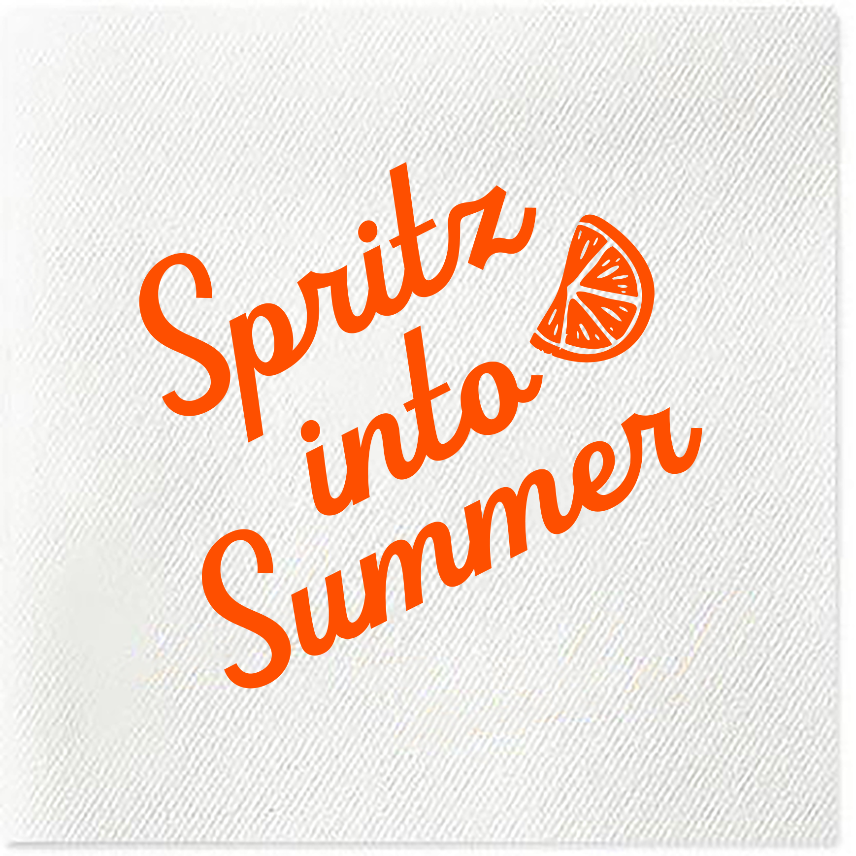 spritz into summer napkins