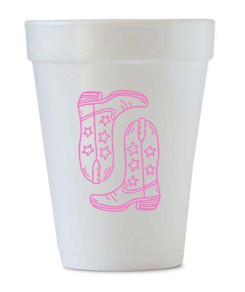 pink boots cups