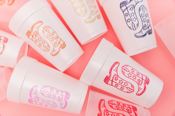styrofoam boots cups