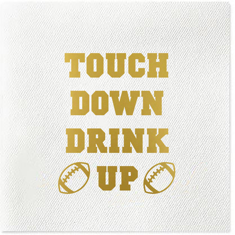 Touch Down Drink Up - Gold