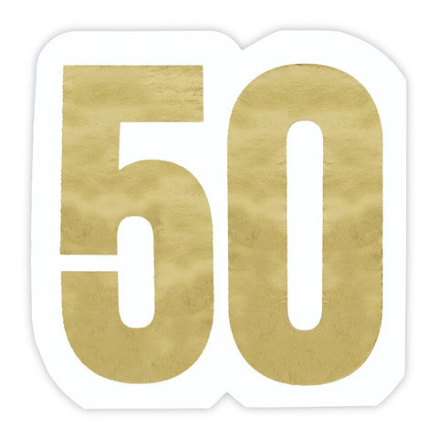 50th Birthday Napkins