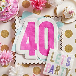 40th birthday decor
